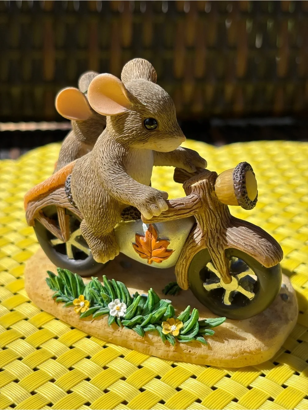 Charming Tails Figurine“Along For The Ride”